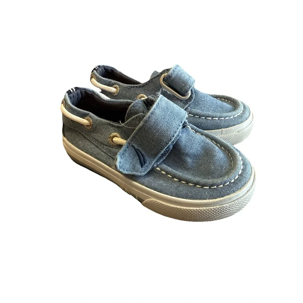 Nautica Blue Strap‎ Closure Boat Shoes Todder Unisex Size 5